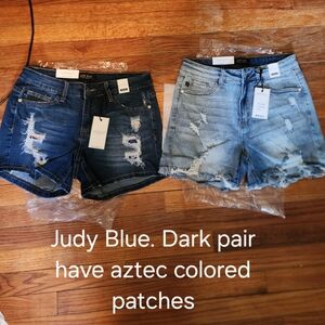 Judy Blue Distressed Denim Shorts